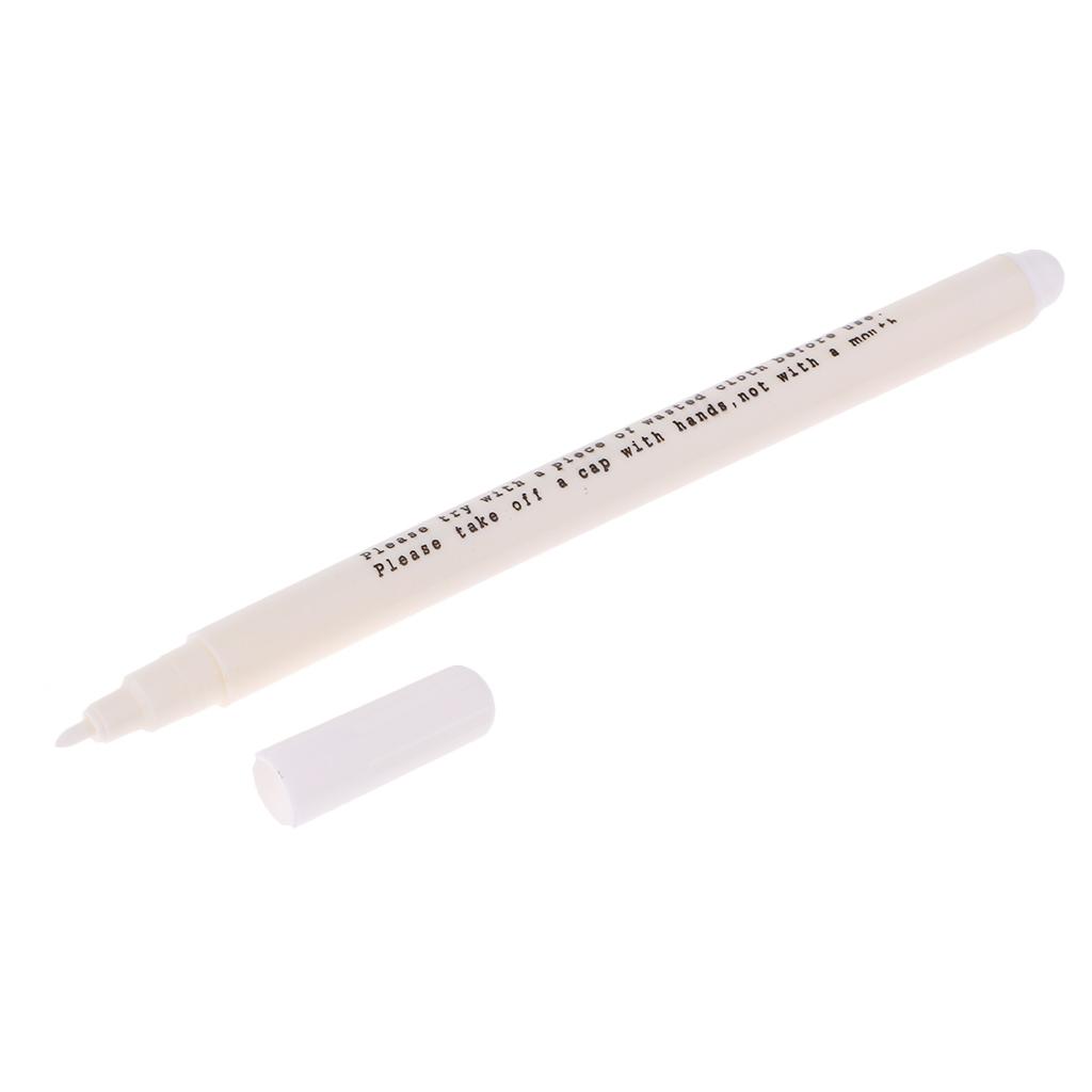 5 Pieces Plastic Water Erasable Pen Water Soluble Pen Vanishing Marker Pen for Tailor Fabric Marking 15.5cm Length