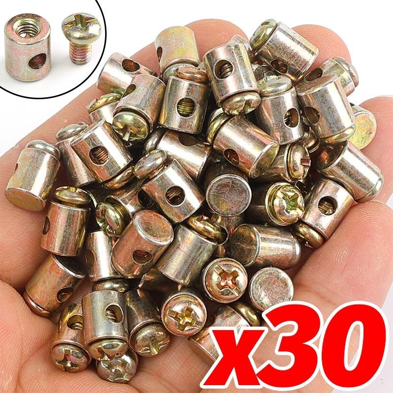Emergency Throttle Cable Repair Kit Solderless Nipple Screw Clamp Bolt Wire Stop For Motorcycle Scooter Dirt Bike ATV Set Part