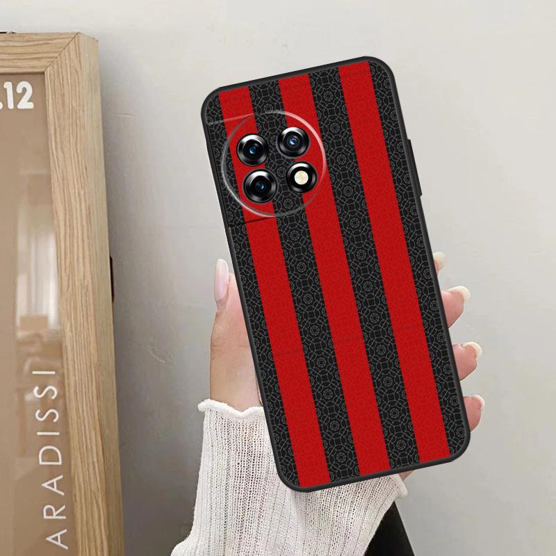 Milan Stylish Stripe Design Case For OnePlus 12 11 9 10 Pro 9RT 10T 10R 12R OnePlus Nord 2 CE 3 Lite CE4 N10 N20 Cover