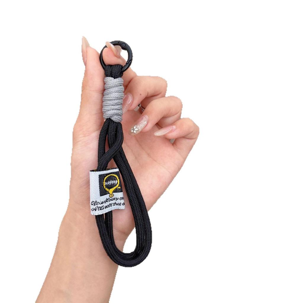 Color Block Double Rope Braided Phone & Keychain Lanyard Strap