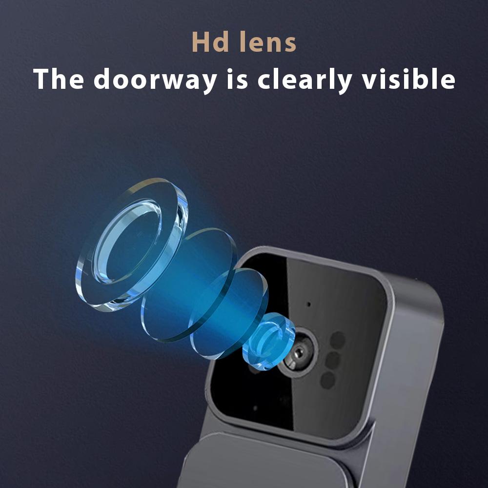 Campanello citofono visivo wireless con schermo IPS da 4,3 pollici 2.4G con schermo, wireless intelligente