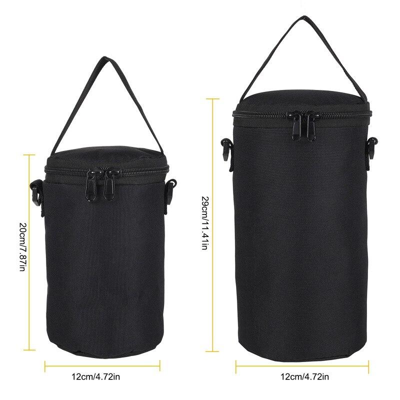 2pcs Cooking Gas Cylinder Cover Outdoor Camping Lantern Storage Protective Pouch Canister Fuel Cylinder Storage Outdoor Bag