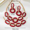 Set di gioielli di moda collana bracciale orecchini per donne signore