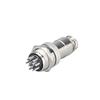 Connector GX12 small metal aviation socket 2P 3/4/5/6/7pin electric cable terminal fixed type and Rear Nut type Female&male