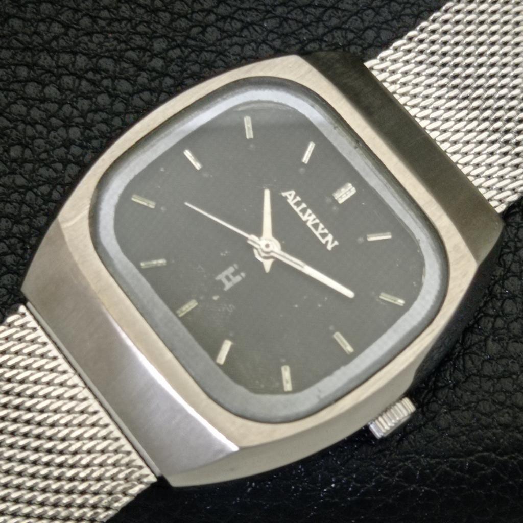 ALLWYN HAND-WINDING VINTAGE 6300A INDIA MENS ORIGINAL DIAL WATCH A703950-1