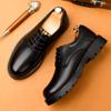 Mode Luxusmarke Herren Business Casual Schuhe Rutschfeste Oxfords Schuhe Echtes Leder Schnürschuhe Herren Formelle Kleidung Schuhe Gentleman Schuhe