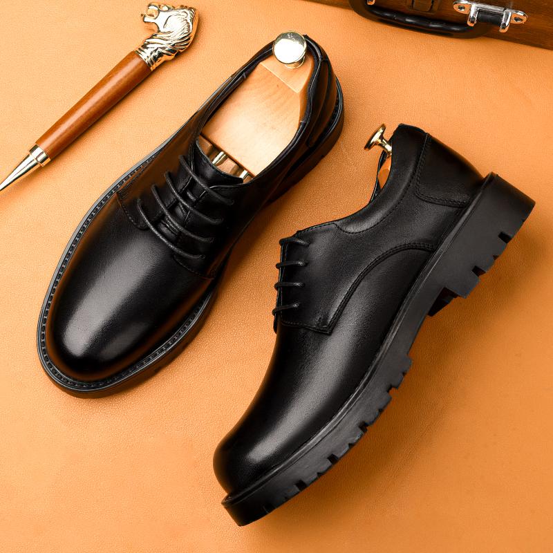Mode Luxusmarke Herren Business Casual Schuhe Rutschfeste Oxfords Schuhe Echtes Leder Schnürschuhe Herren Formelle Kleidung Schuhe Gentleman Schuhe