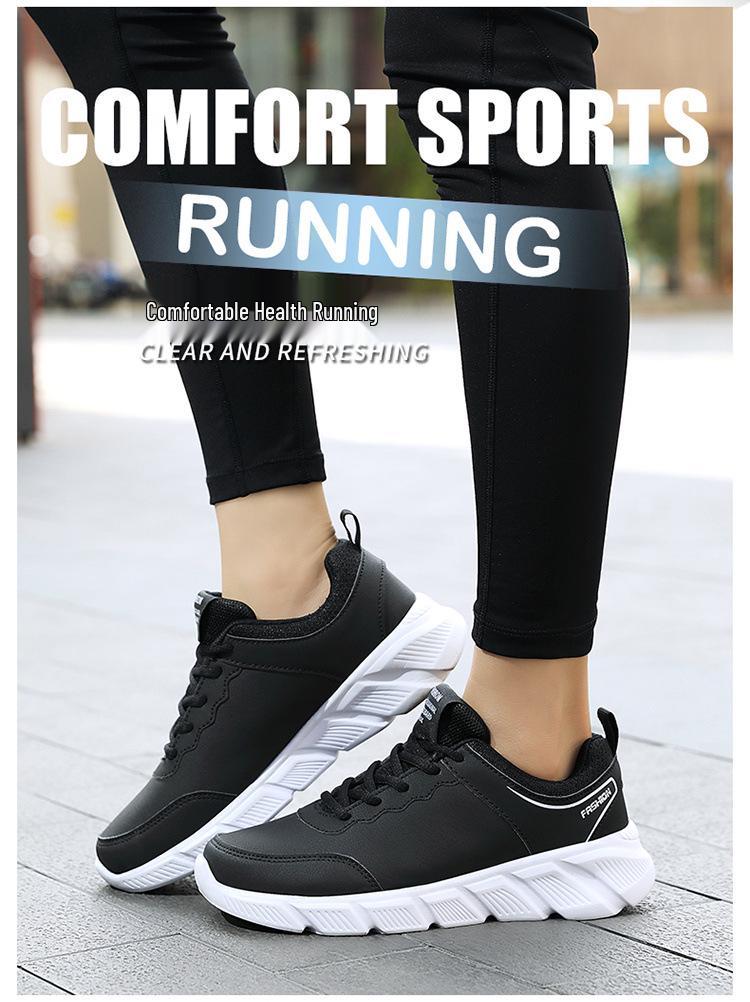 Sneakers in Pelle da Donna - Scarpe Casual Versatili per Tutte le Stagioni, Disponibili in Taglie Forti per Coppie