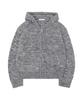 Siyajyu Sikn2172 Wool Blend Knit Zip-Up Hoodie_Mix Gray