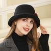 Autumn and Winter Hats, Crimped Bowler Hats, Sun Protection, Versatile Travel Essential Basin Hats, British Retro Top Hats