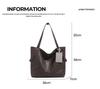 Women's Genuine Leather Large Capacity Laptop Tote for Autumn/Winter
