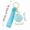 LED Flashing Cat Paw Key Chain Glowing Fidget Toy Key Ring Squeeze Toy  Schoolbag Charm