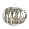 LED Pumpkin Lantern with Built-in Smart Timer Soft Warm Glow Battery-Powered Glass Pumpkin Shape Lantern Home Halloween Decor