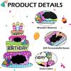 1/2pcs Boxwood Birthday Sign Colorful Birthday Decoration Pendant Birthday Cake Sign  Girls