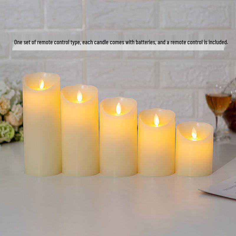 Rechargeable LED Candle Lights with Remote Control for Weddings, Birthdays, and Romantic Proposals