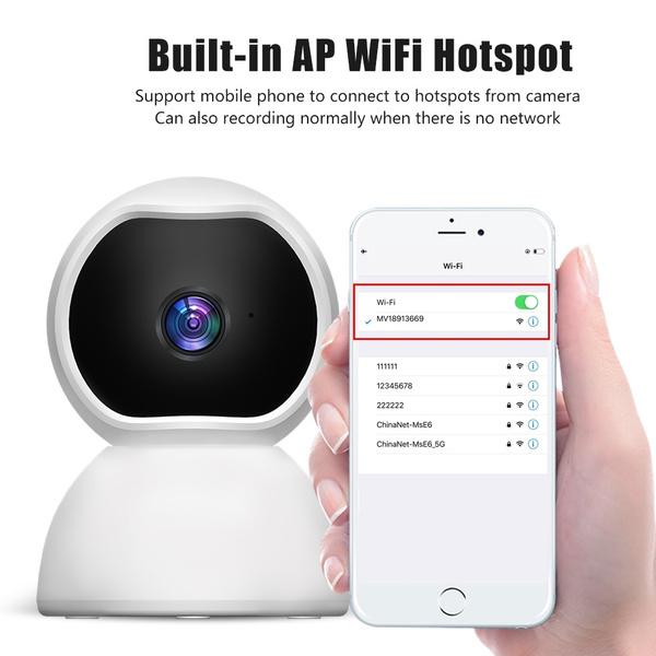 High Quality 1080P Infrared Night Vision IP Camera Wireless Wifi Camera Pan Tilt Surveillance Camera CCTV System P2P Phone Remote Control