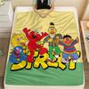 Sesame Street Flannel Blanket, High quality Comfortable for All Seasons, Home Decor, Warmth and Comfort