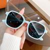 New Fashionable Candy Colored Children's Sunglasses for Boys and Girls Trendy and Cool Styling Glasses UV Resistant Sunglasses