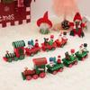 Wooden Christmas Train Ornaments for Kids' Gifts and Decor