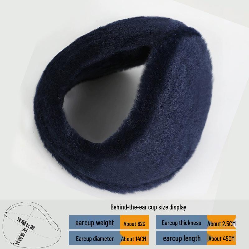 מחממי אוזניים חורפיים גדולים במיוחד לגברים: מחממי אוזניים עבים חסיני רוח לרכיבה על אופניים והגנה מפני קור חיצונית