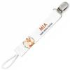 Planetee Pacifier Clip for Name MIA Cunning Like Mama Fox | Pacifier Clip Baby Shower Gift