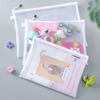 3pcs A4 A5 A6 Document Storage Bags, Nylon Mesh Zipper Pouches for Files and Stationery, Office and School Supplies Organizers