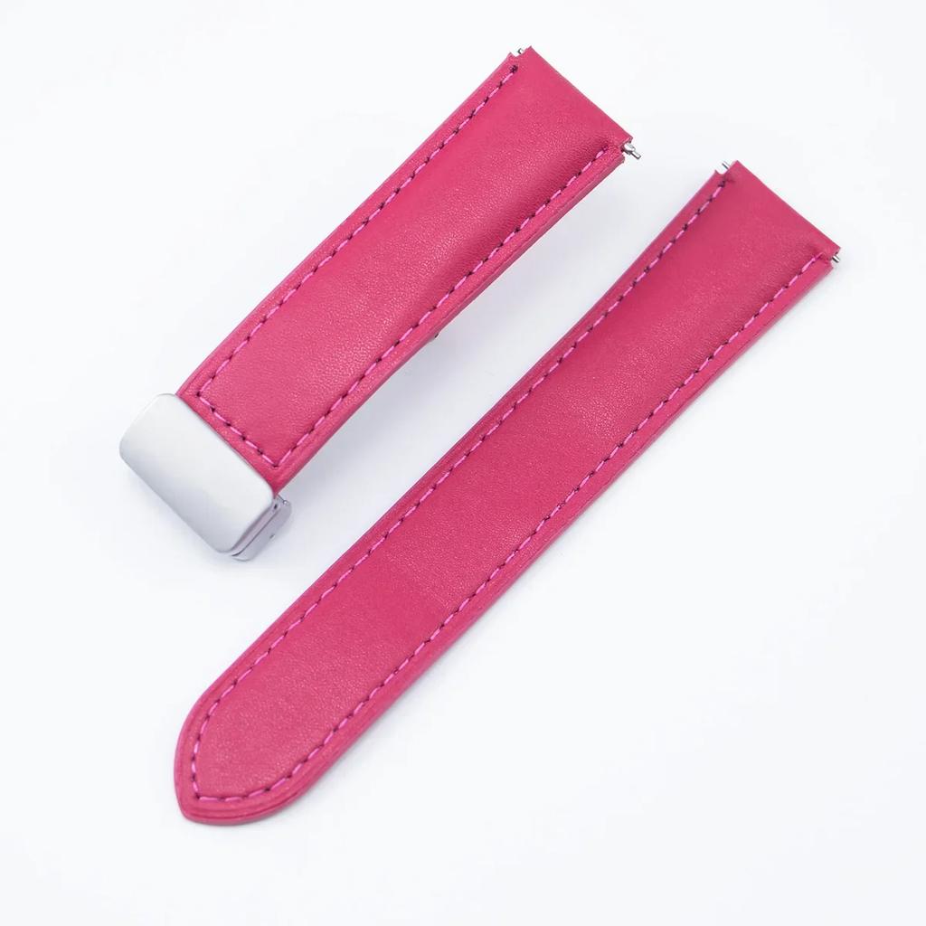 20mm Leather Strap For Samsung Galaxy Watch 6 5 4 7Classic 43mm 47mm 44mm 40mm 42mm 45mm Magnetic Buckle Band for Huawei GTS BIP