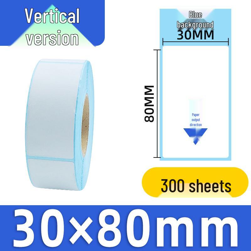 Durable 100x100 Self-Adhesive Thermal Label Paper for Supermarket Barcodes & Express Waybills