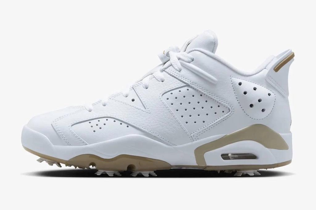 DV1376-100 Nike Air Jordan 6 Low Golf White Khaki