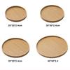 Wooden Wood Tray Round Tea Food Tray New Serving Tray  Breakfast Dinner