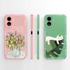 For Oppo A38 Case Oppo A18 Cover Cute Panda Soft Liquid Silicone Back Covers For Oppo A 38 4G Full Protection Phone Housing Capa