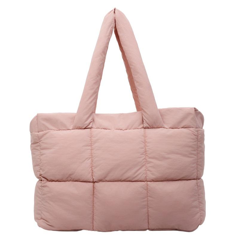 New trendy underarm shoulder bag casual large-capacity cotton clothing bag women's portable cloud tote bag