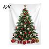 Wall Tapestry for Party Merry Christmas Tapestry, Hanging Fabric Backdrop, Xmas Tree Winter Holiday Art Living Room, Bedroom Decoration, 59"