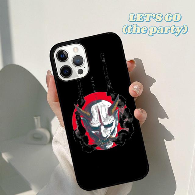 Autumu Hannya Demon Oni Phone Case Cover for iPhone 17 Air 16 16e 15 12 11 13 14 Pro Max Apple Plus Coque