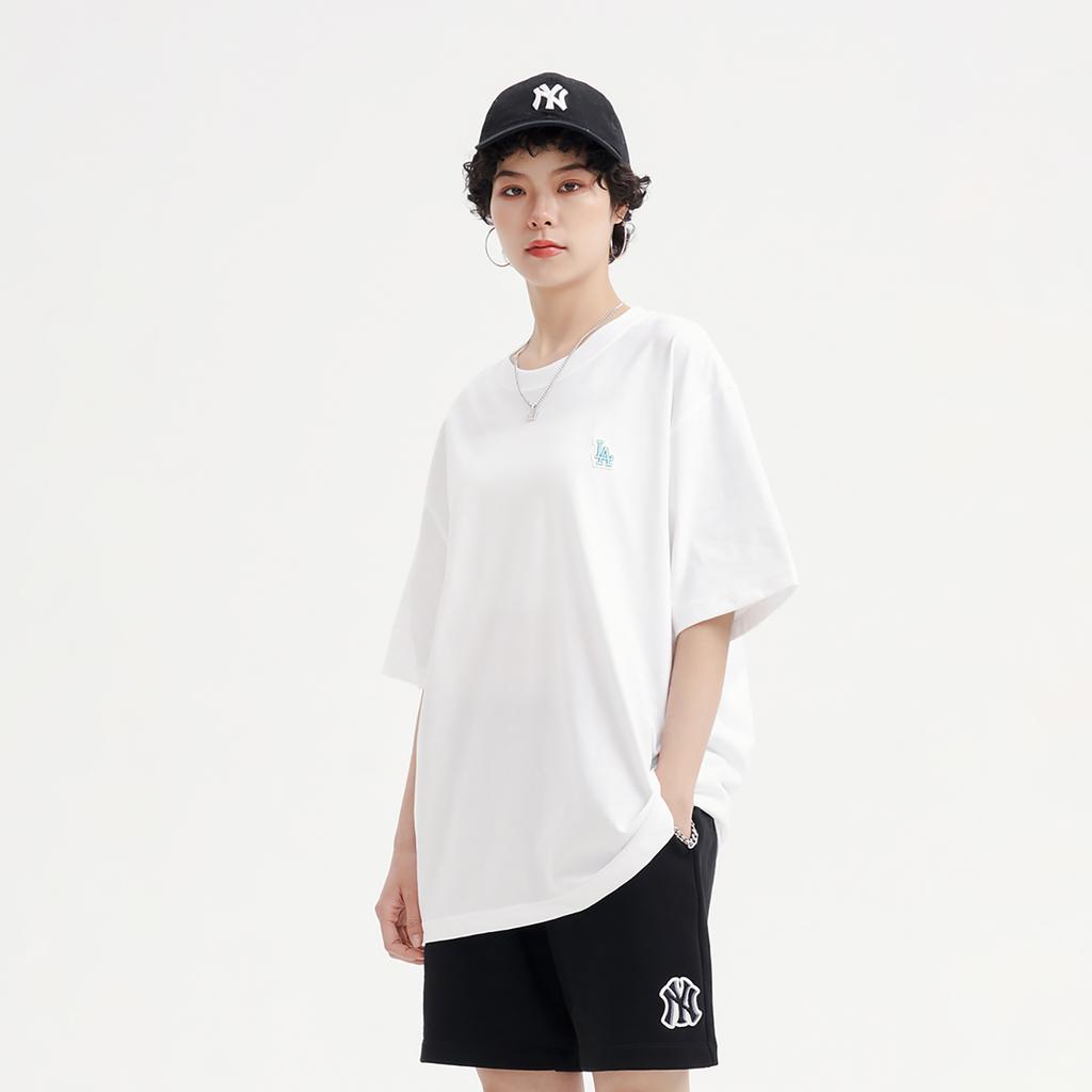 New MLB Los Angeles Dodgers Set In Sleeve T Shirt Unisex White 3ATSB0233-07WHS