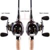 SOUGAYILANG Bait Casting Fishing Reel 12 BB 6.3:1 Gear Ratio Aluminium Spool Stainless Smooth Reel