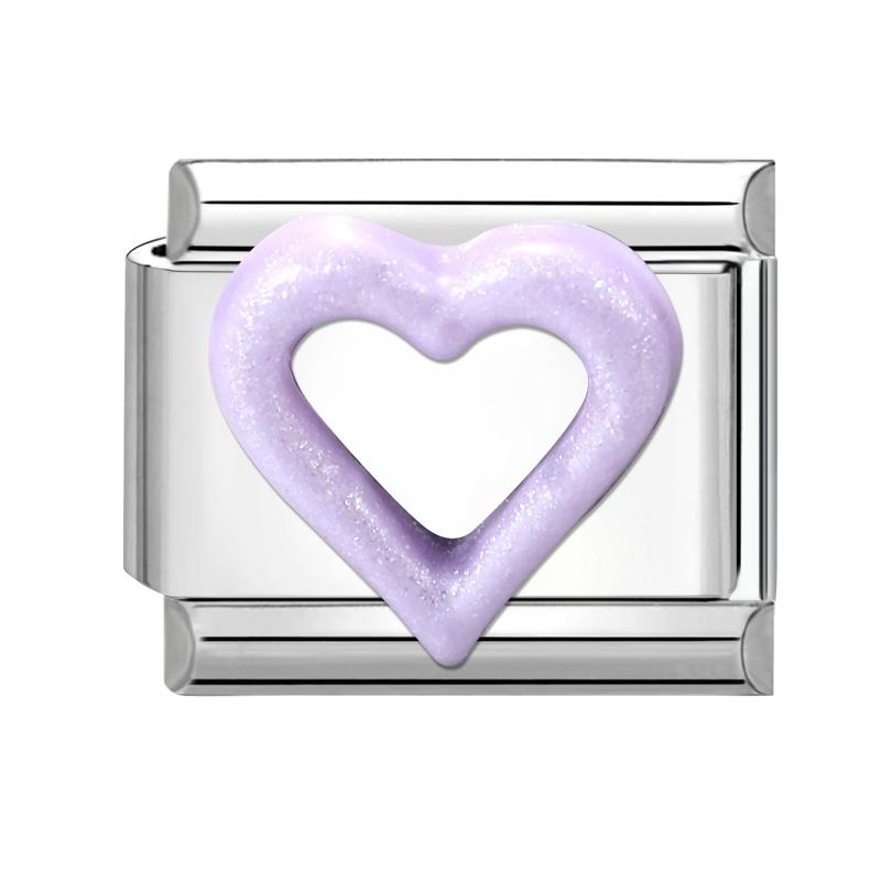 Fashion Heart Bow Knot Butterfly Star Rose Flowers Italian Charm Links Fit 9mm Stainless Steel Bracelet Women DIY Making Gift