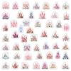 Watercolour Cartoon Castle Stickers DIY House Decal for Laptop Phone Scrapbook Luggage Decorative Bottles Graffiti Waterproof