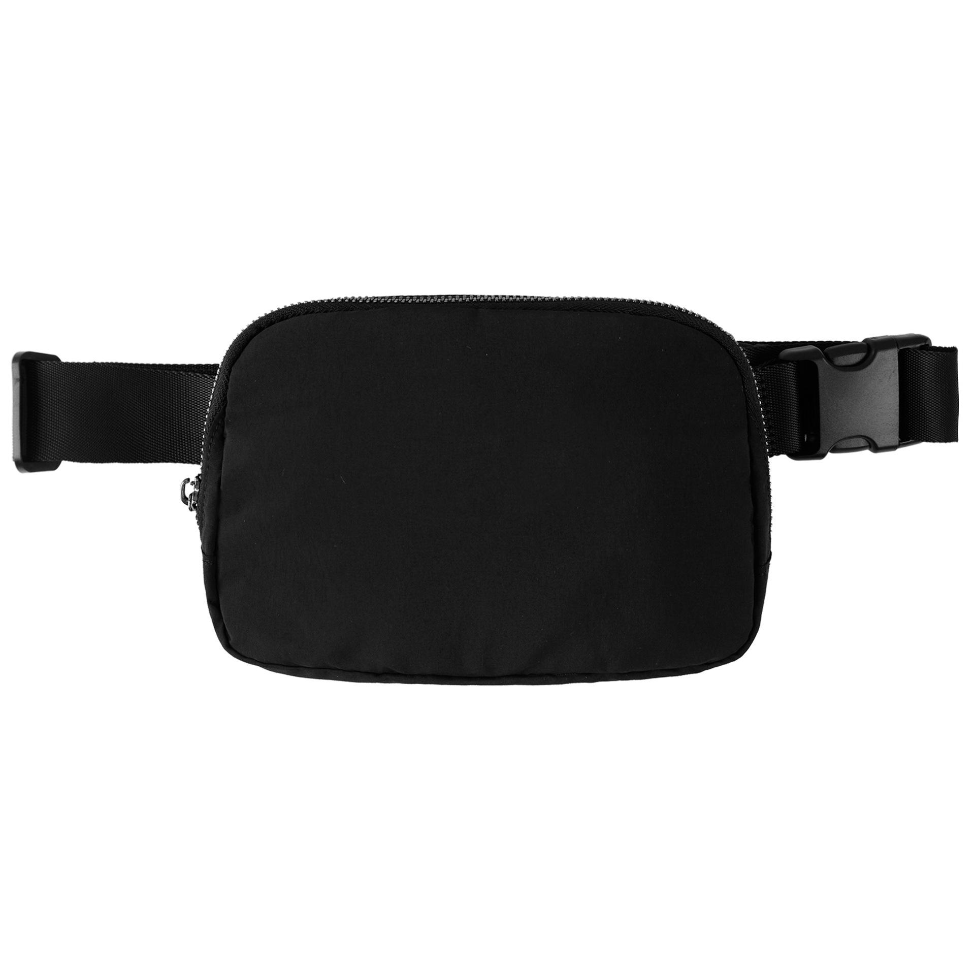 Fanny Pack Men S And Women S Outdoor Running Fanny Pack Fashion Sports Nylon Multi-Functional Messenger Breast Bag 20.5*14*5cm чёрный