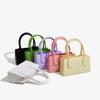 Fashion Women Shoulder Bags New Solid Color Evening Bags Chain Bag PVC Jelly Bags Leisure Handheld Bags Square Bag Crossbody Bag