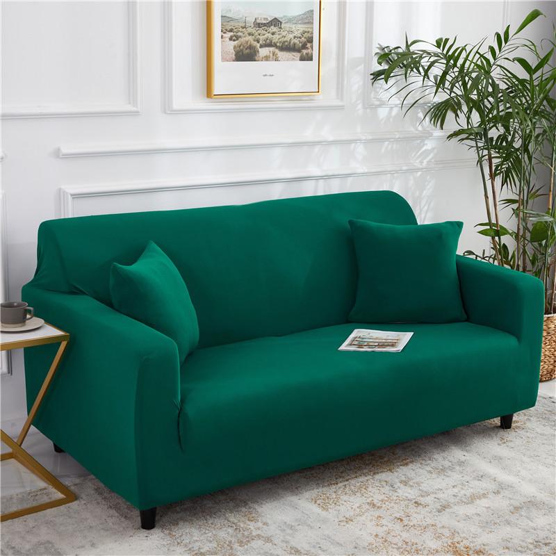 Milk Silk Stretch All Wrapped Cover Sofa Cover Four Seasons Universal Sofa Cushion Towel Leather Simple Sofa Slipcover Full Covering Fabric Craft