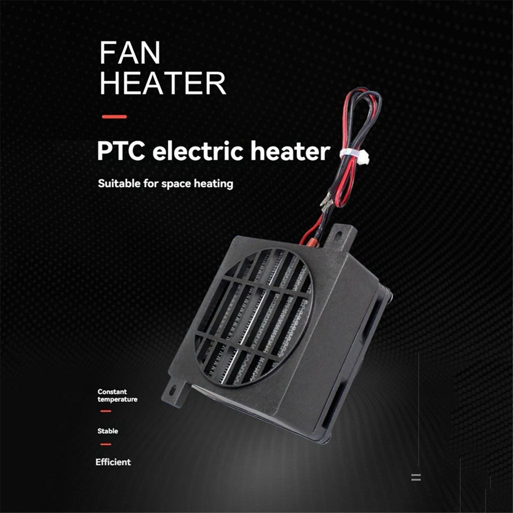 PTC-Heizer 24V/100W Keramik-Konstanttemperaturheizer Leitfähiger Typ mit Lüfter Isolierheizer Hochspannung