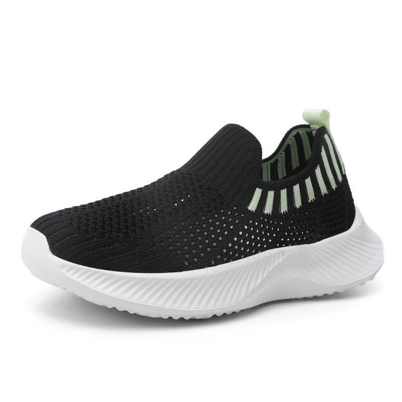 Children's shoes 2025 summer new one-pedal breathable fly-woven mesh lightweight boys and girls sports and leisure shoes tide