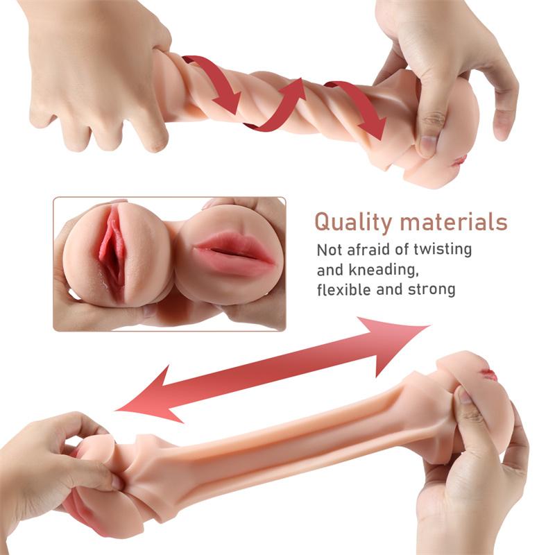 Double-headed Airplane Cup Male Airplane Cup Male Masturbator Mold Doll Sex Products