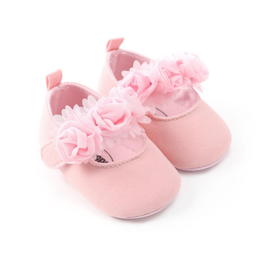 MYGGPP Bright Rose Dětské boty Boty pro princezny Boty pro batole Model s podrážkou z měkké spodní tkaniny