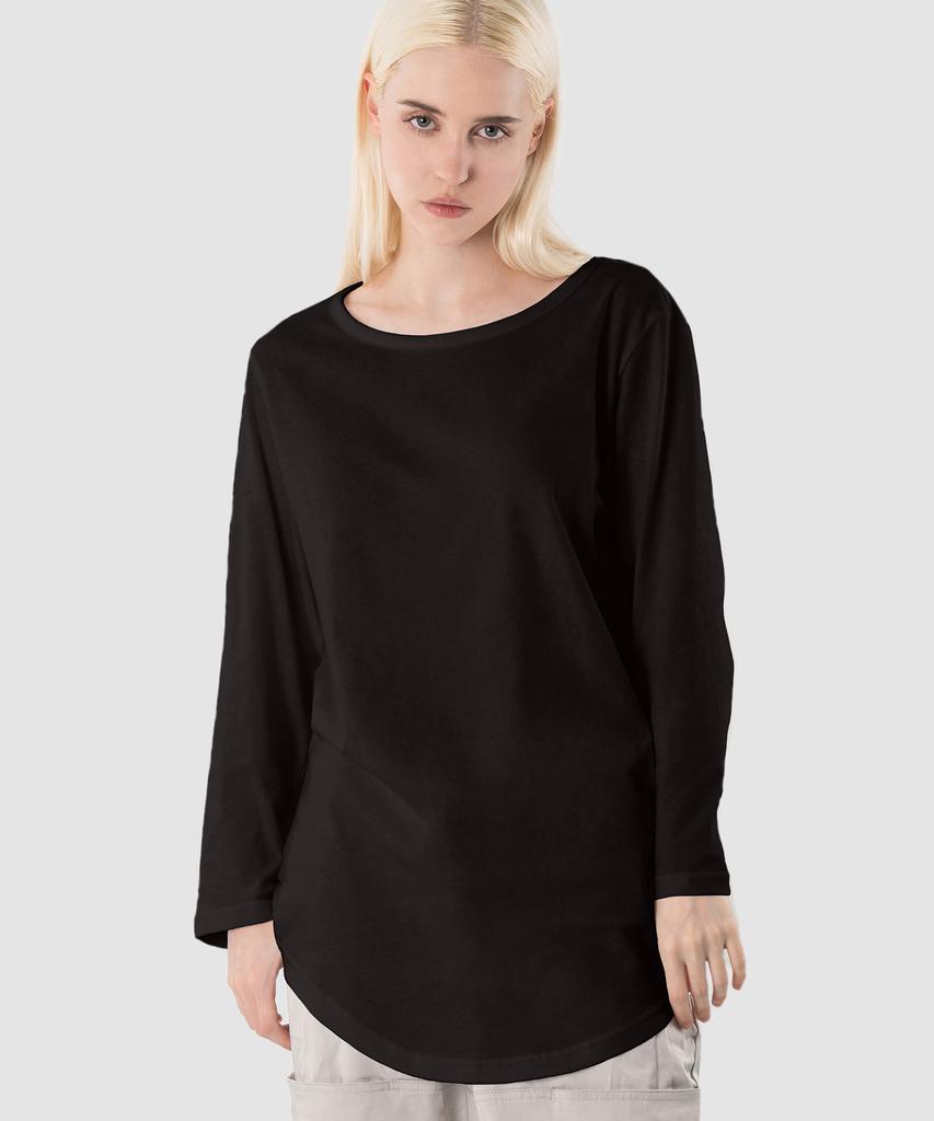 Armedes Women'S 100% Cotton Long Sleeve Layering T-Shirt Ar-238 (2 Colors)