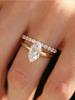 Anillo Clásico Espléndido Brillante de Zirconia en Plata de Ley 925 para Mujer Compromiso Boda Lujo Moda Alta Calidad Joyería Fina