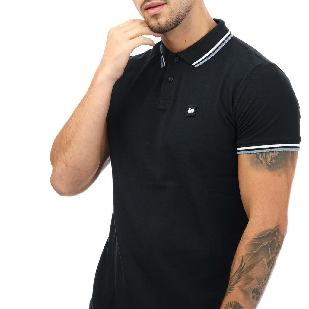 Weekend Offender Mens Vancouver Tipped Polo Shirt