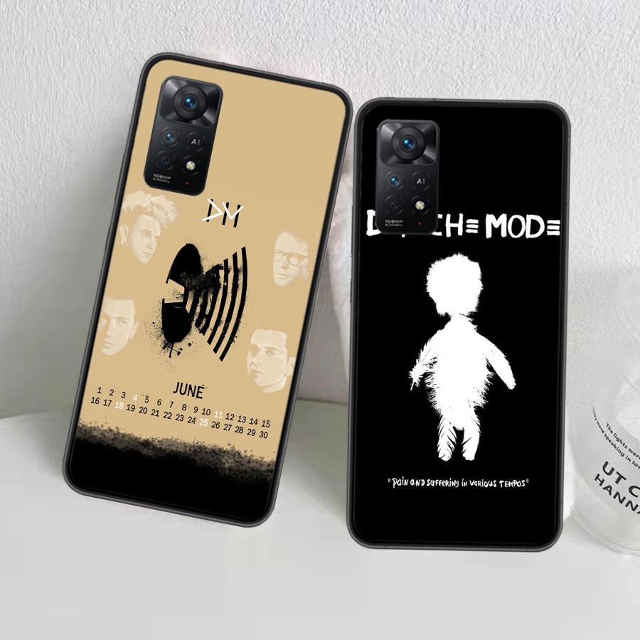 Rock Band Depeches Modes Case Phone For Redmi 13 14C 12 12C Note 14S 14 Pro Plus 10 10A 10C 9 9A 9C 9T 8 8A 7 7A TPU Clear Cover