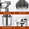 1.3L Double-Wall Ice Bucket with Lid And Tong 6-Hour Cooling Beer Chiller for Bar Home 304 Stainless Steel Insulated Ice Container